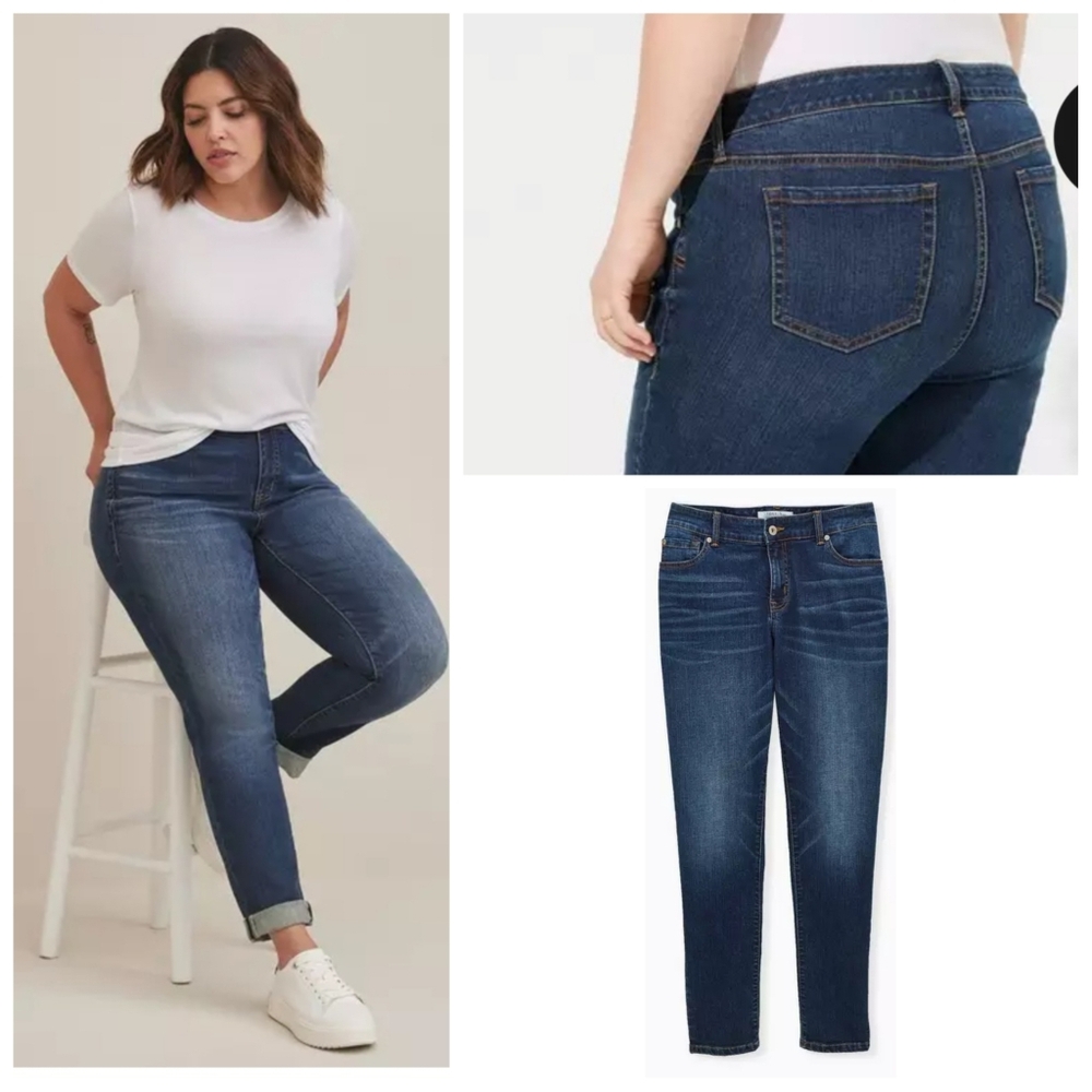 Torrid Boyfriend Straight Mid-Rise Jean Size 14R
